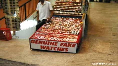 Genuine fake watch