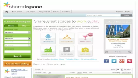 Shared space screenshot