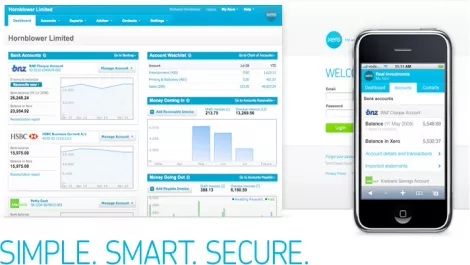 Xero home page