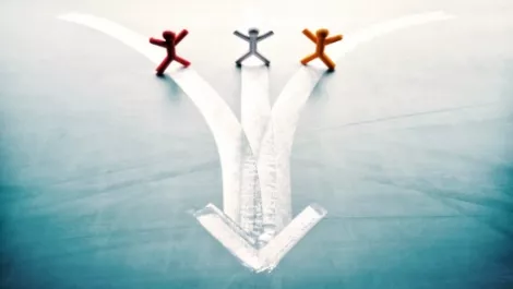 Collaborate stick figures