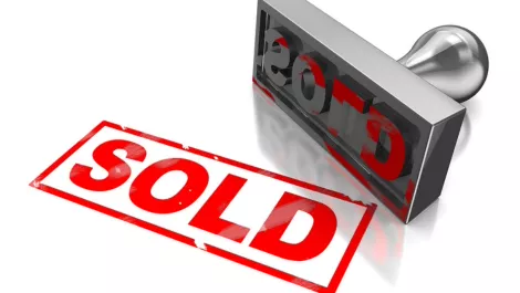 Sold stamp