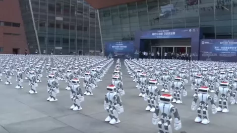 Robots dance to fame
