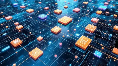 Organized network interconnected data nodes structured data management