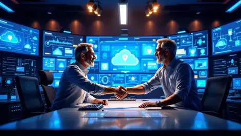 Cinematic it security ops center handshake managed cyber partners